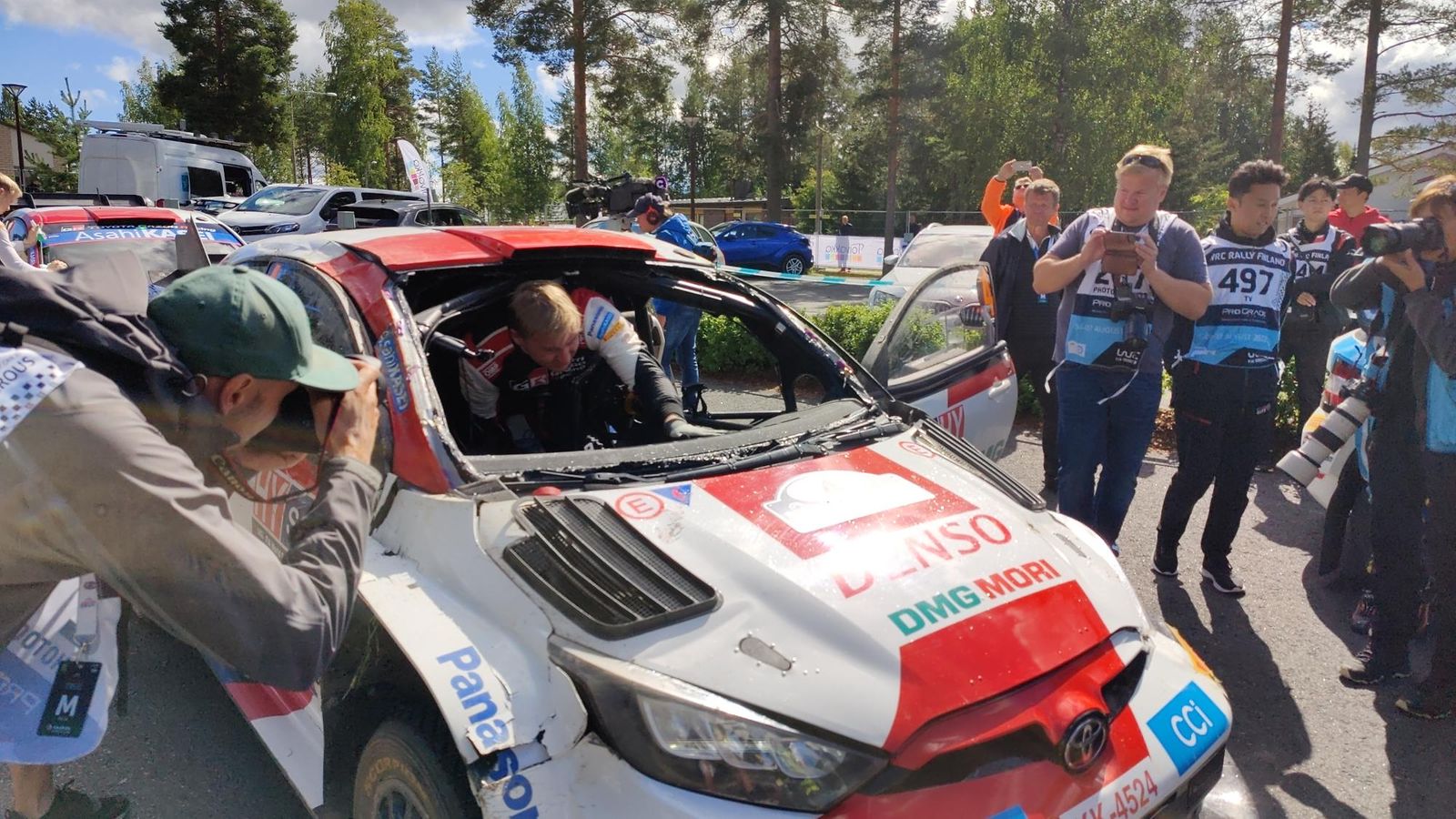 Esapekka Lappi, tuulilasi, 2022, Suomen MM-ralli (1)