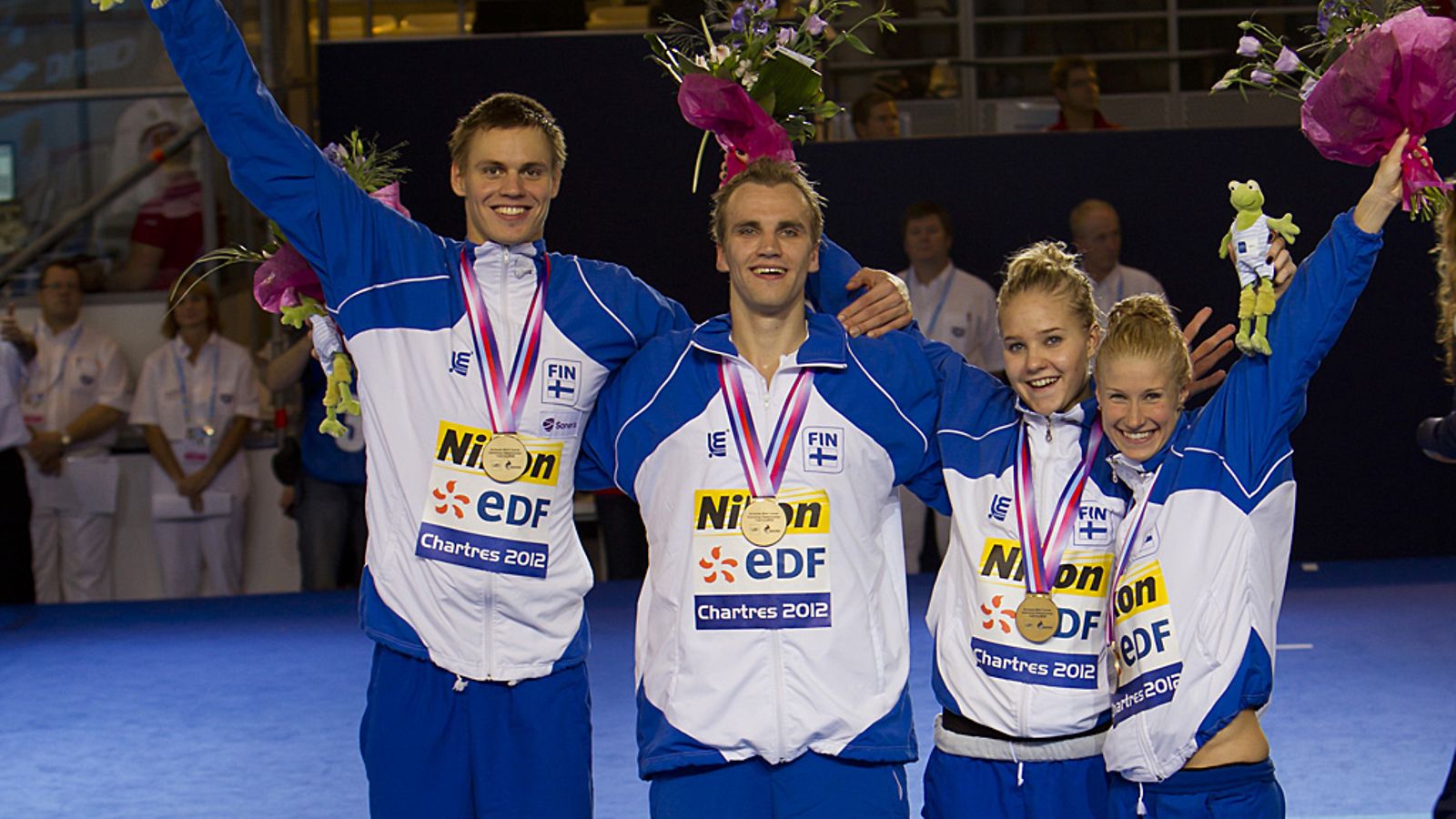 Ari-Pekka Liukkonen, Andrei Tuomola, Laura Kurki ja Hanna-Maria Seppälä