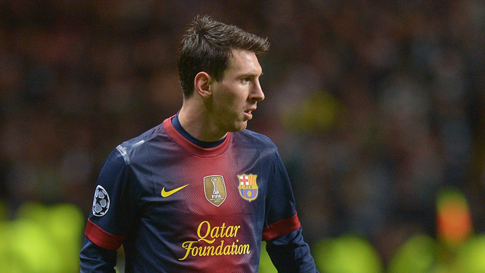 Lionel Messi Barcelona-paidassa.