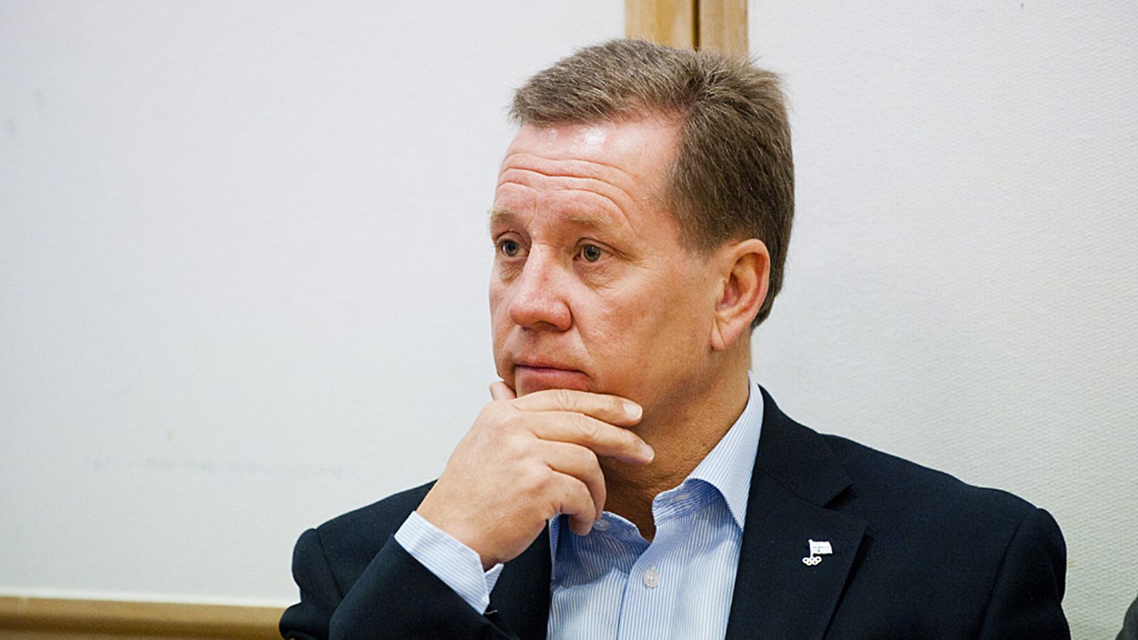 Olympiakomitean puheenjohtaja Roger Talermo.