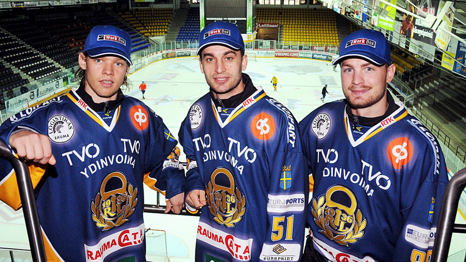 Tanskalainen NHL-trio Philip Larsen (vas.), Frans Nielsen ja Mikkel Bödker pelaavat tänään ensimmäisen SM-liigaottelunsa.