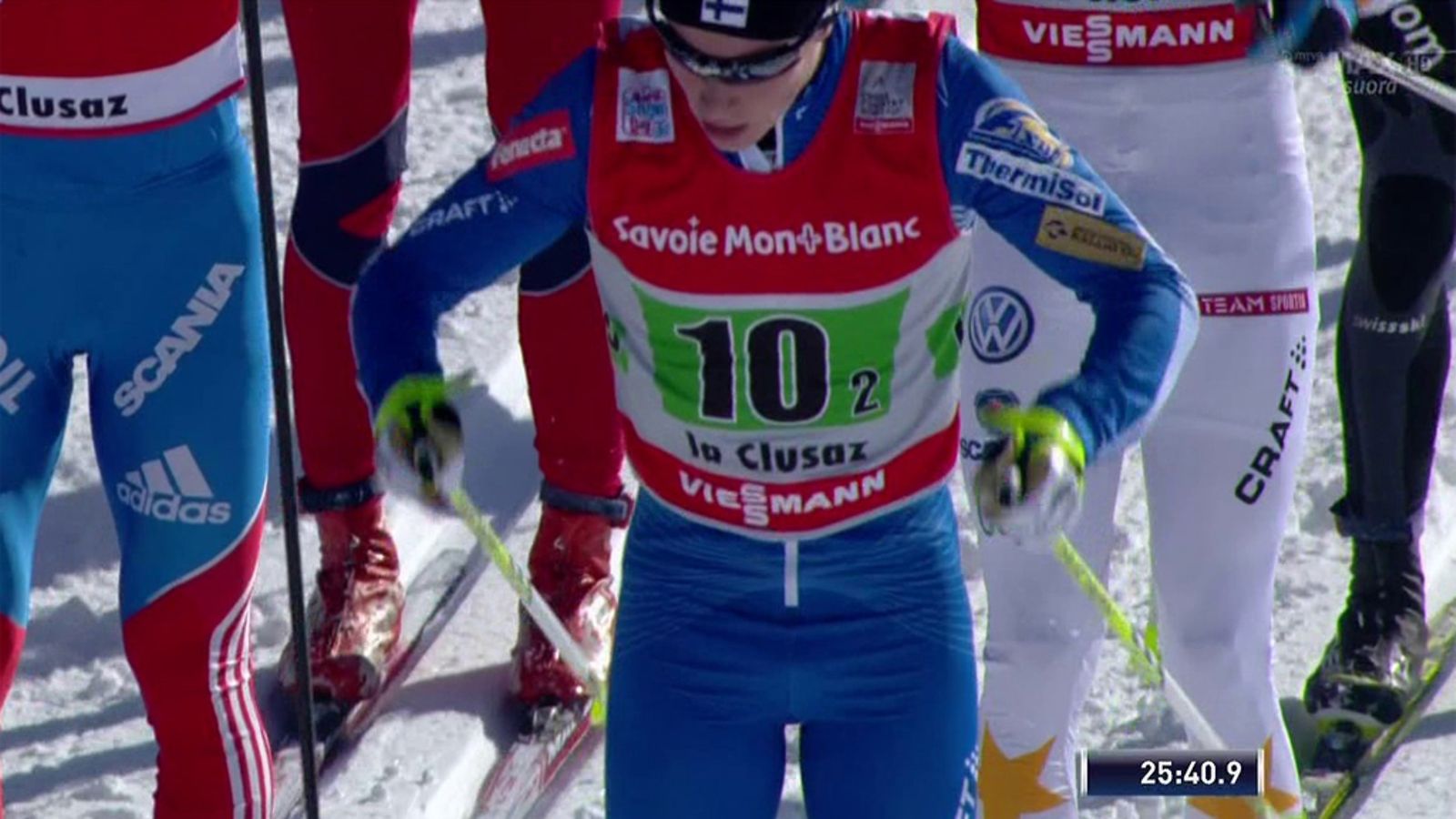 Matti Heikkinen otti keltaisen kortin.