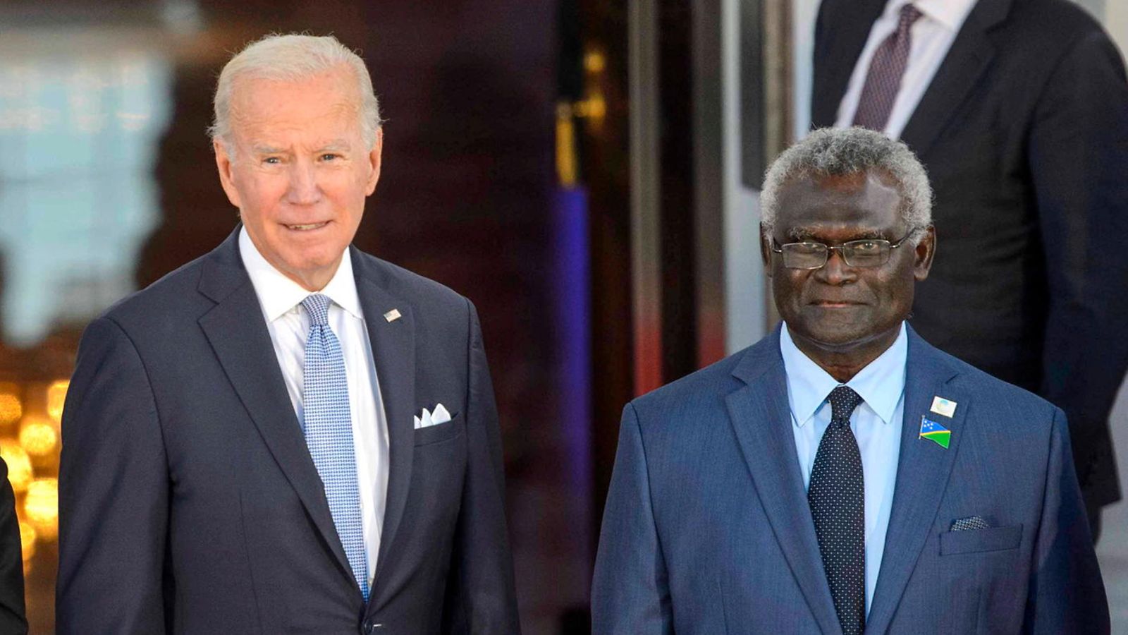 Joe Biden ja Manasseh Sogavare