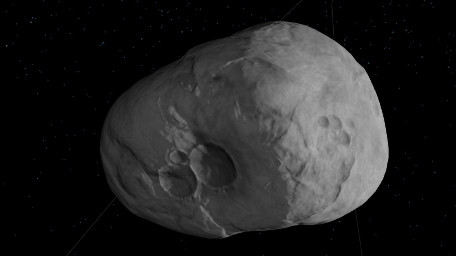 Asteroidi 2023DW NASA:n kuva