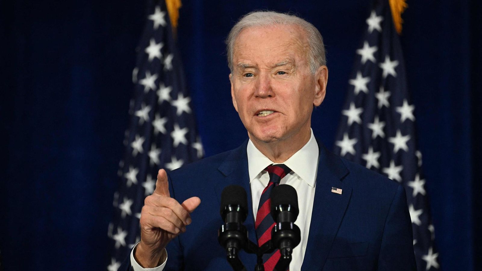 Yhdysvaltain presidentti Joe Biden maaliskuussa 2023.