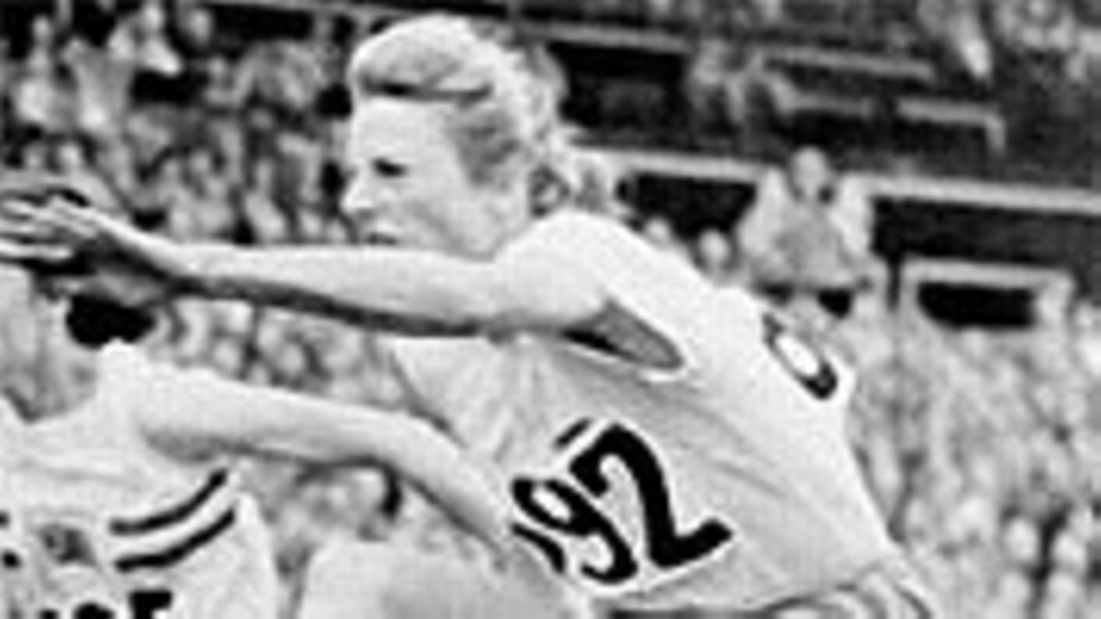 Fanny Blankers-Koen, Lontoossa 1948, photo: IOC/Allsport