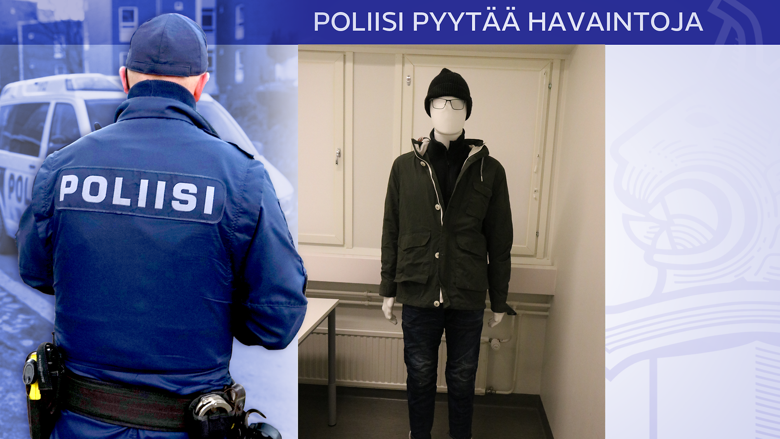 Poliisi kaipaa havaintoja vainajasta