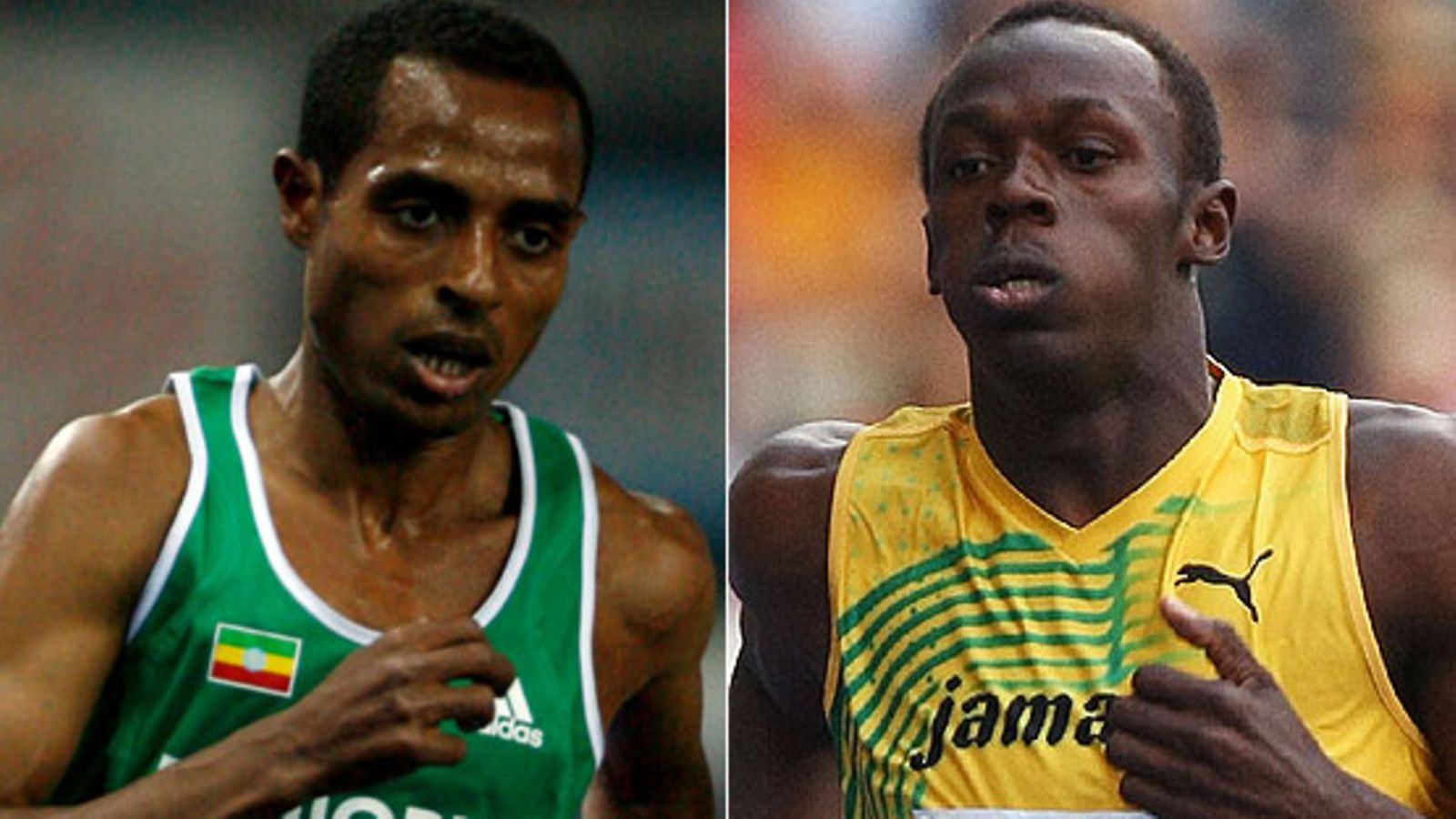Kenenisa Bekele ja Usain Bolt, kuva: Getty Images