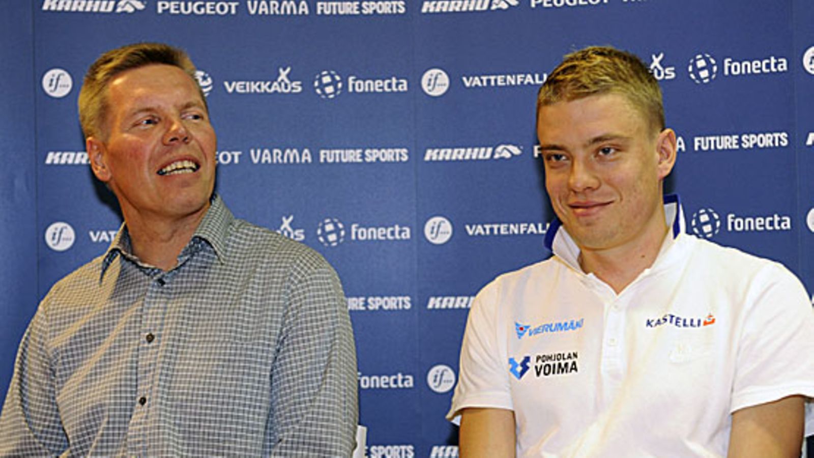 Ismo Hämäläinen ja Jukka Keskisalo. Kuva: Sari Gustafsson/LEHTIKUVA.