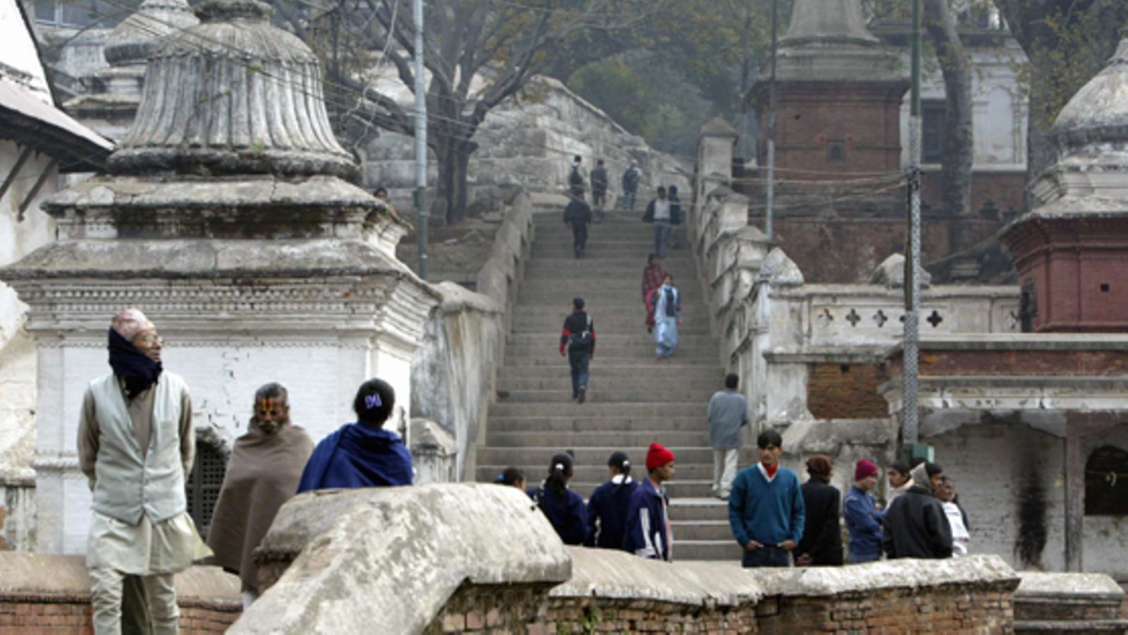 Pashupatinathin temppeliaukio Kathmandussa.