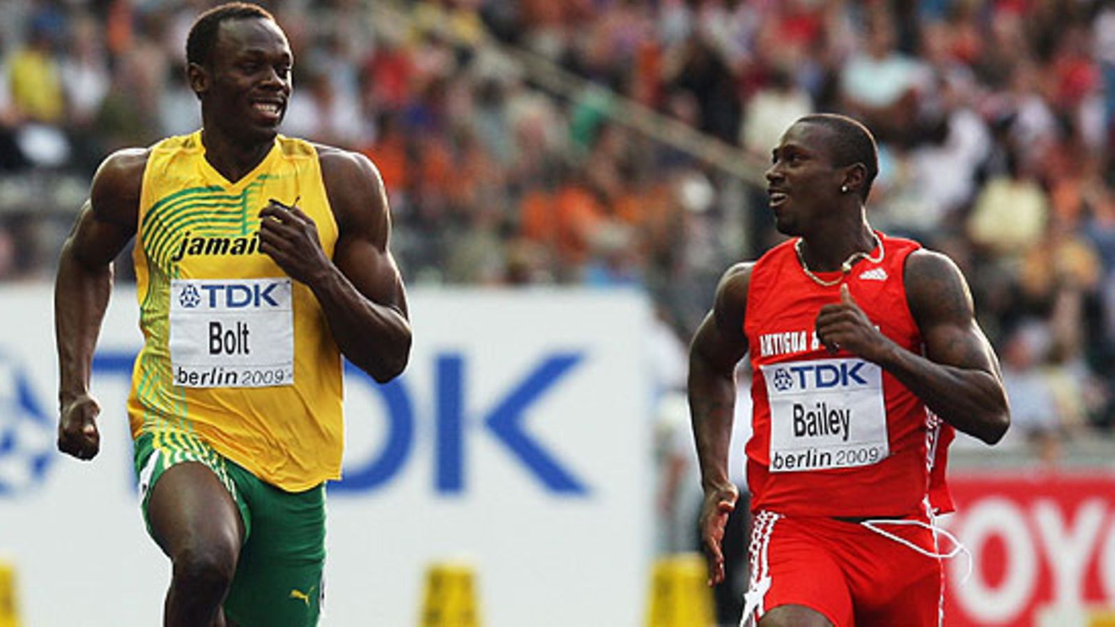 Usain Bolt ja Daniel Bailey, kuva: Mark Dadswell/Getty Images