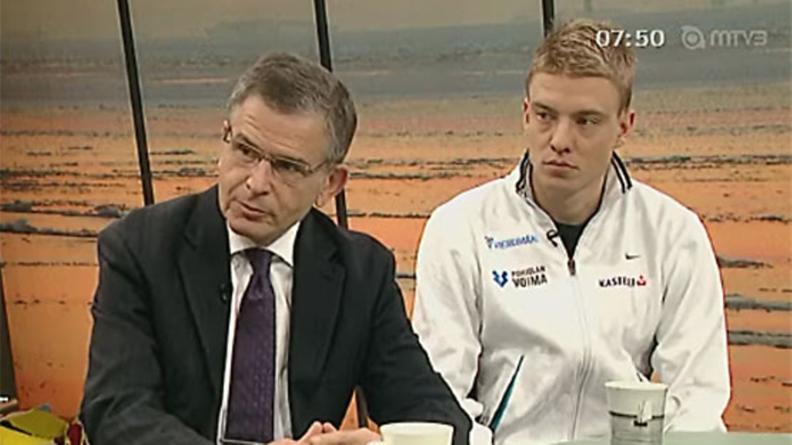 Jussi Pajunen ja Jukka Keskisalo, kuva: MTV3