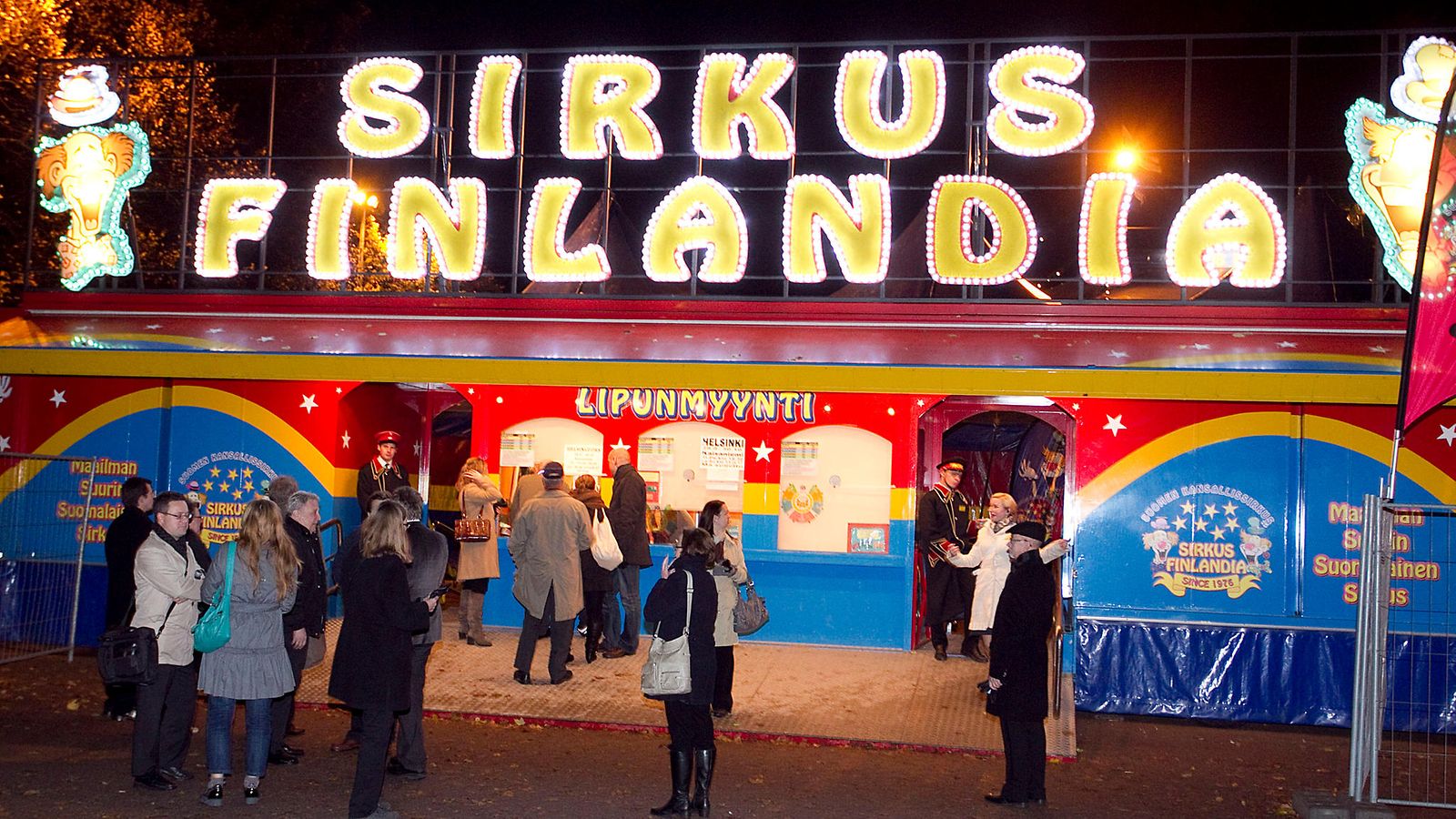 Sirkus Finlandia Helsingissä 22. lokakuuta 2011.