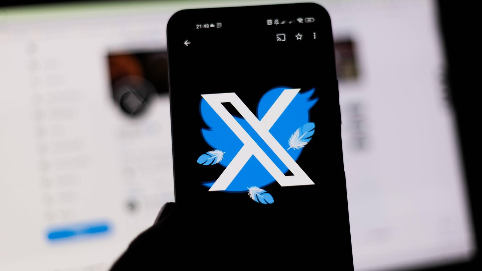 twitter X logo AOP