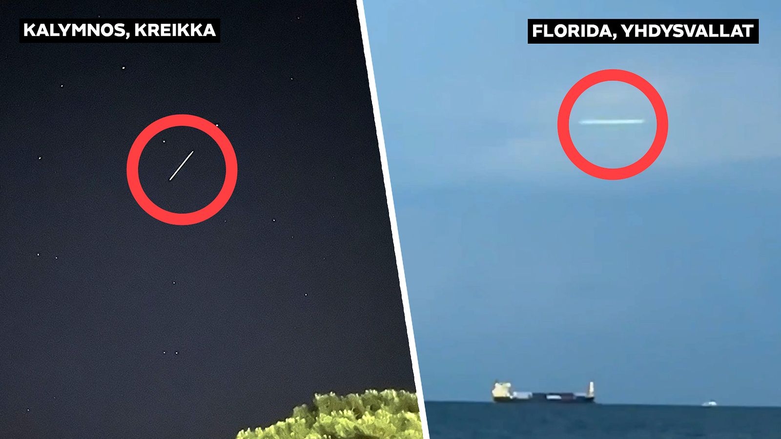 ilmiöt Florida ja Kreikka