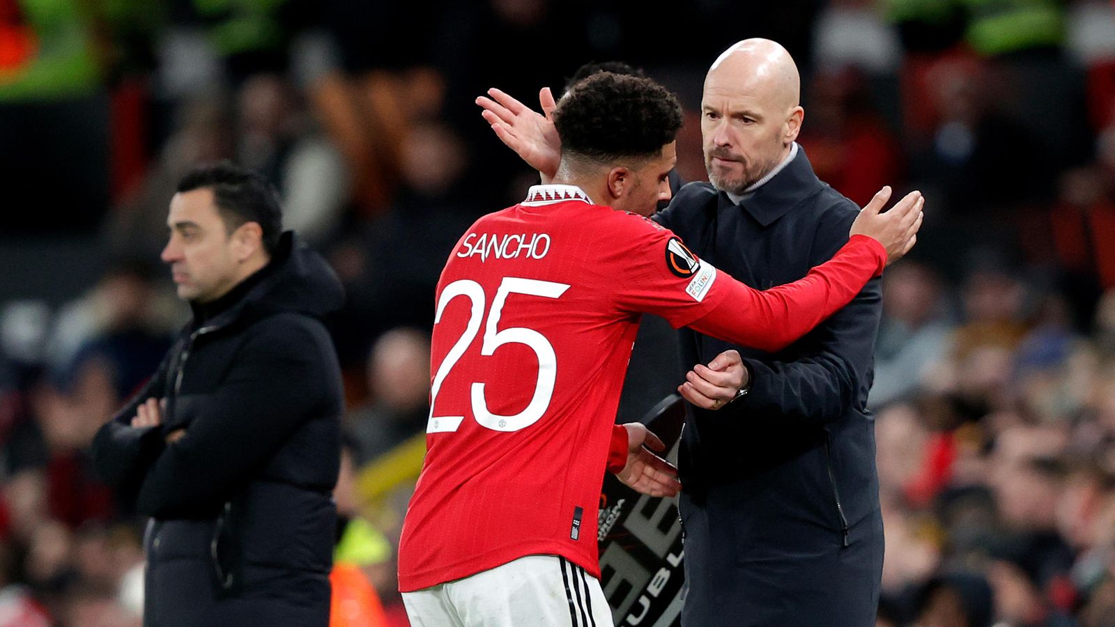 Jadon Sancho & Erik ten Hag