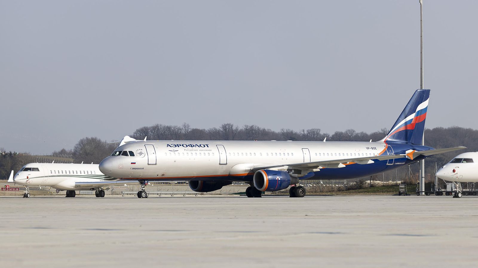 aeroflot lentokone AOP