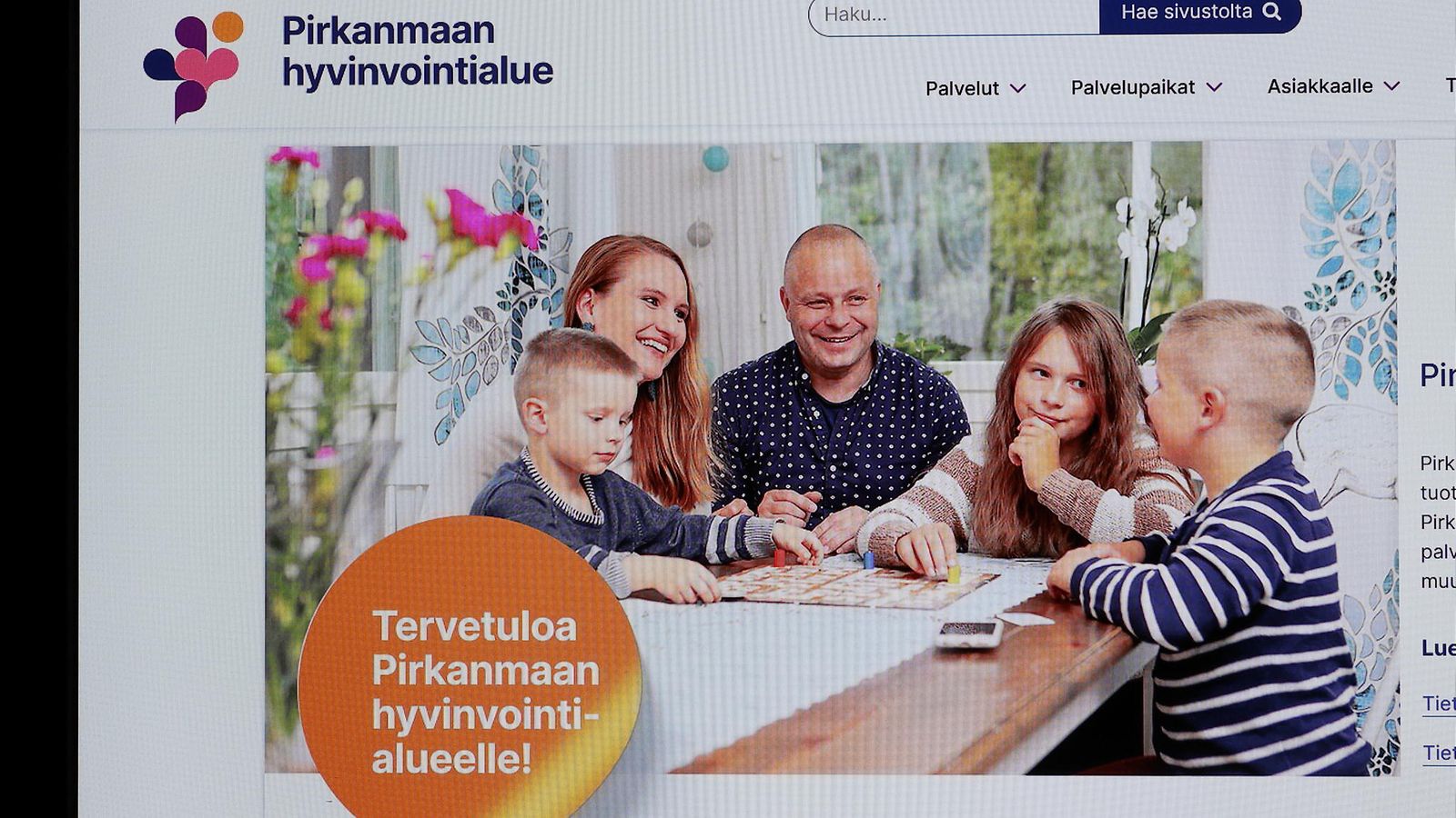 AOP Pirkanmaan hyvinvointialue verkossa