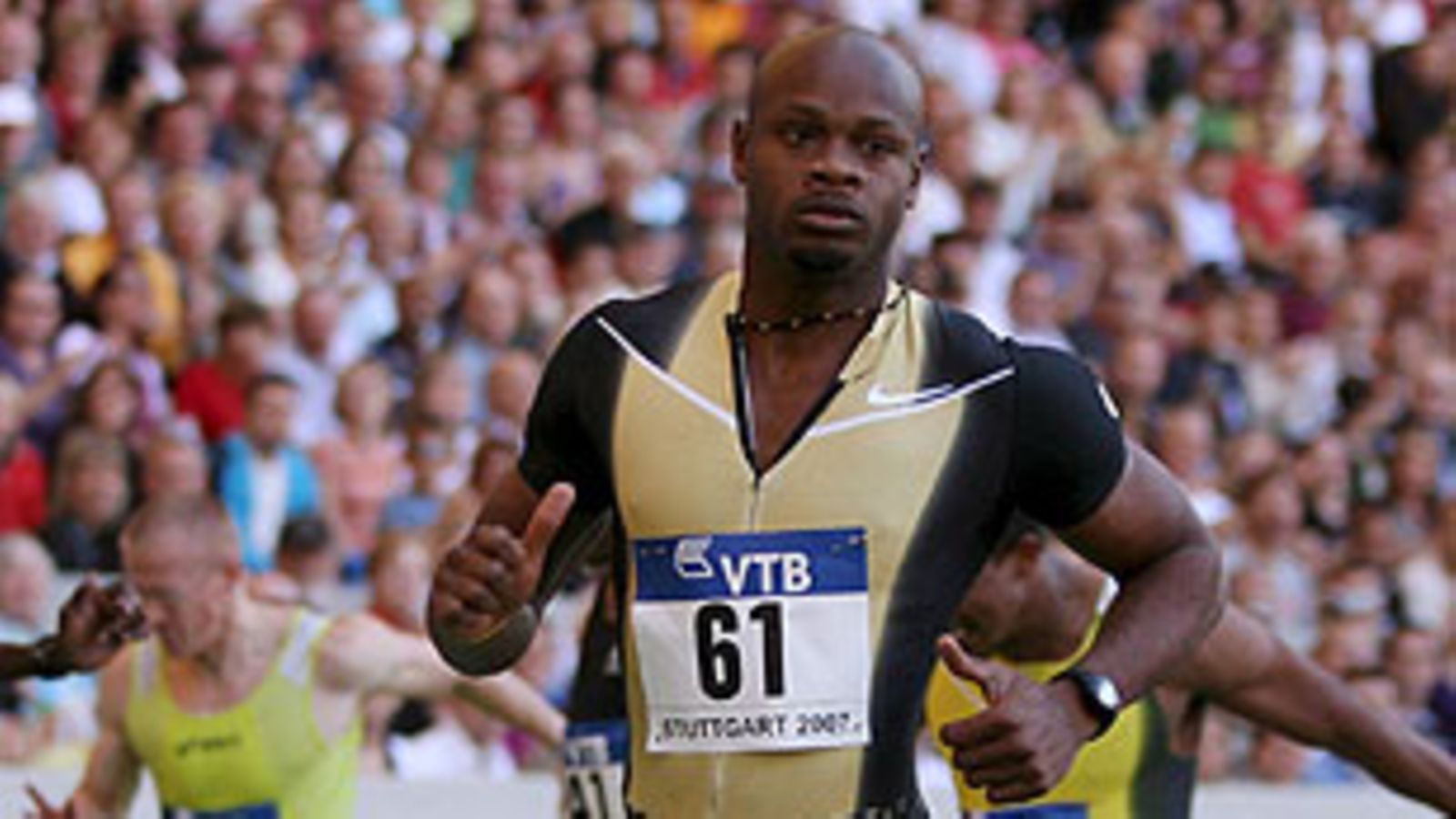 Asafa Powell. Kuva: Bernd Weissbrod/EPA.