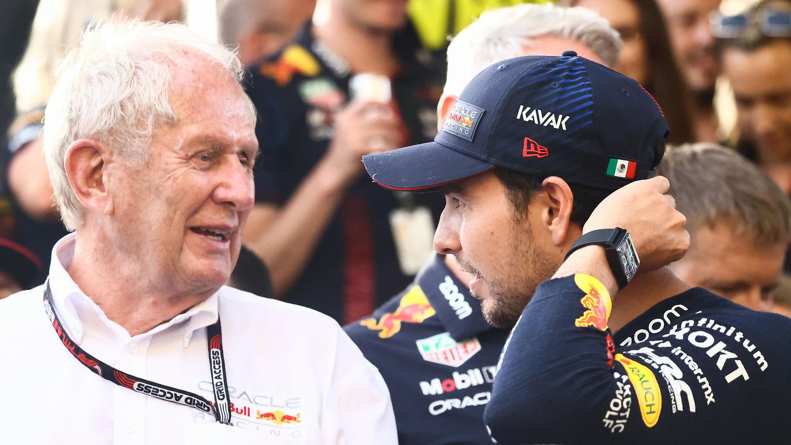 Helmut Marko & Sergio Perez