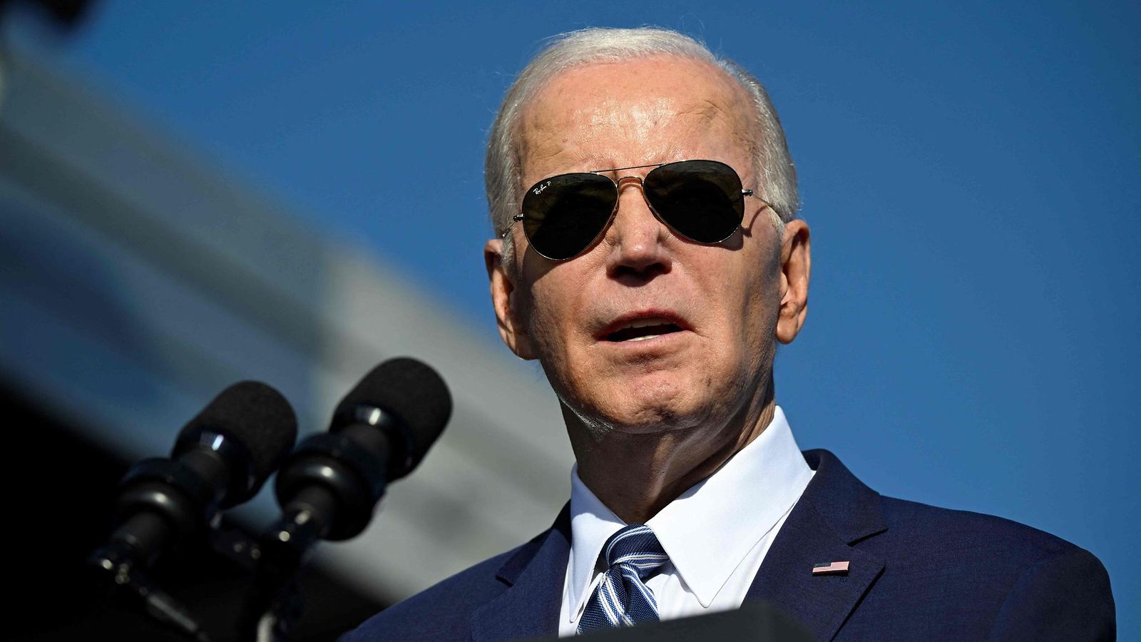 Yhdysvaltain presidentti Joe Biden 13. lokakuuta Philadelphiassa.