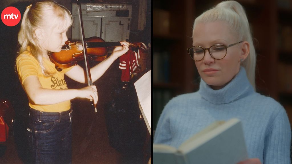 Linda Lampenius ensi askelistaan viulistina: 