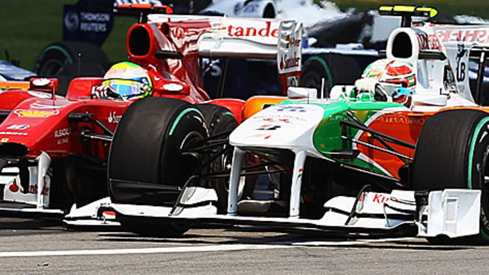 Felipe Massa ja Vitantonio Liuzzi, kuva: Vladimir Rys/Bongarts/Getty Images