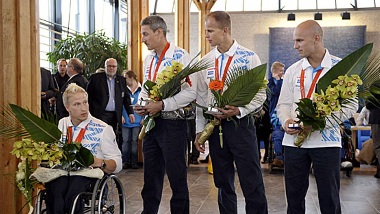 Leo-Pekka Tähti, Jarmo Ollanketo, Marko Törmänen ja Jani Kallunki (Kuva: Kimmo Mäntylä/Lehtikuva)