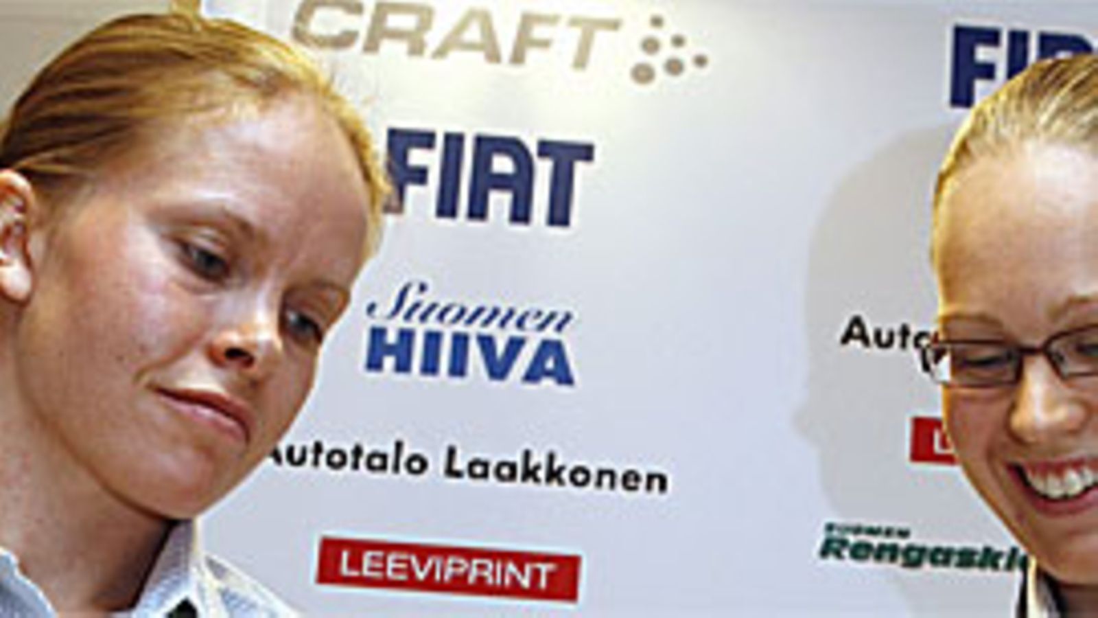 Anne Rikala  ja Jenni Mikkonen, kuva: Marja Airio / Lehtikuva