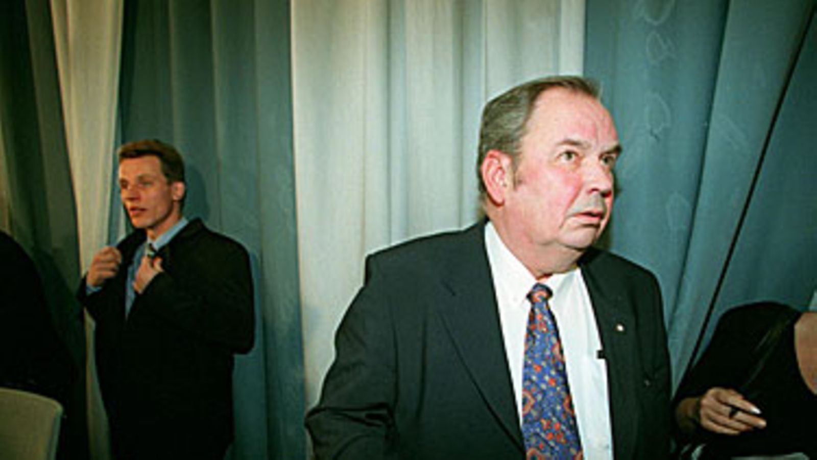 Kari-Pekka Kyrö ja Paavo M. Petäjä, kuva: Jaakko Avikainen, Lehtikuva