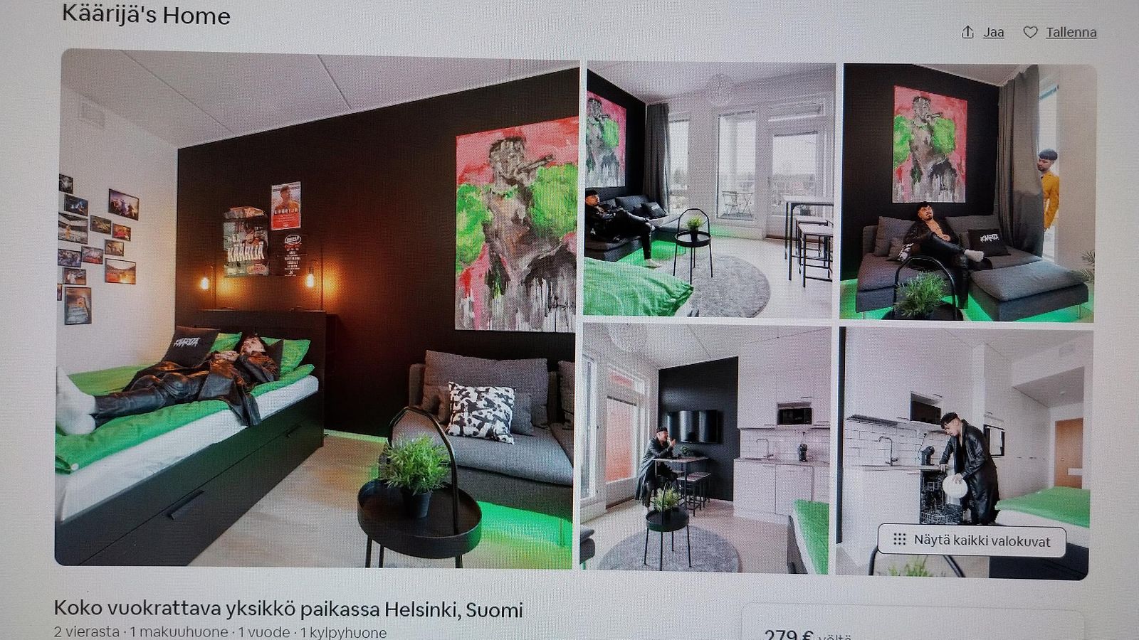 käärijä airbnb