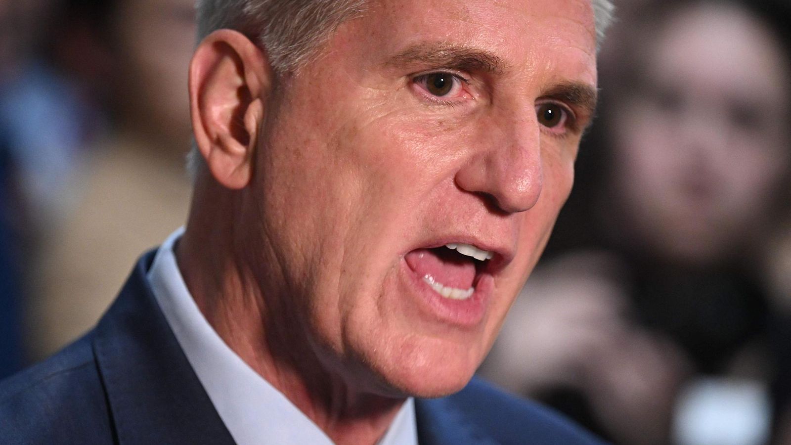 Kevin McCarthy lokakuussa 2023.