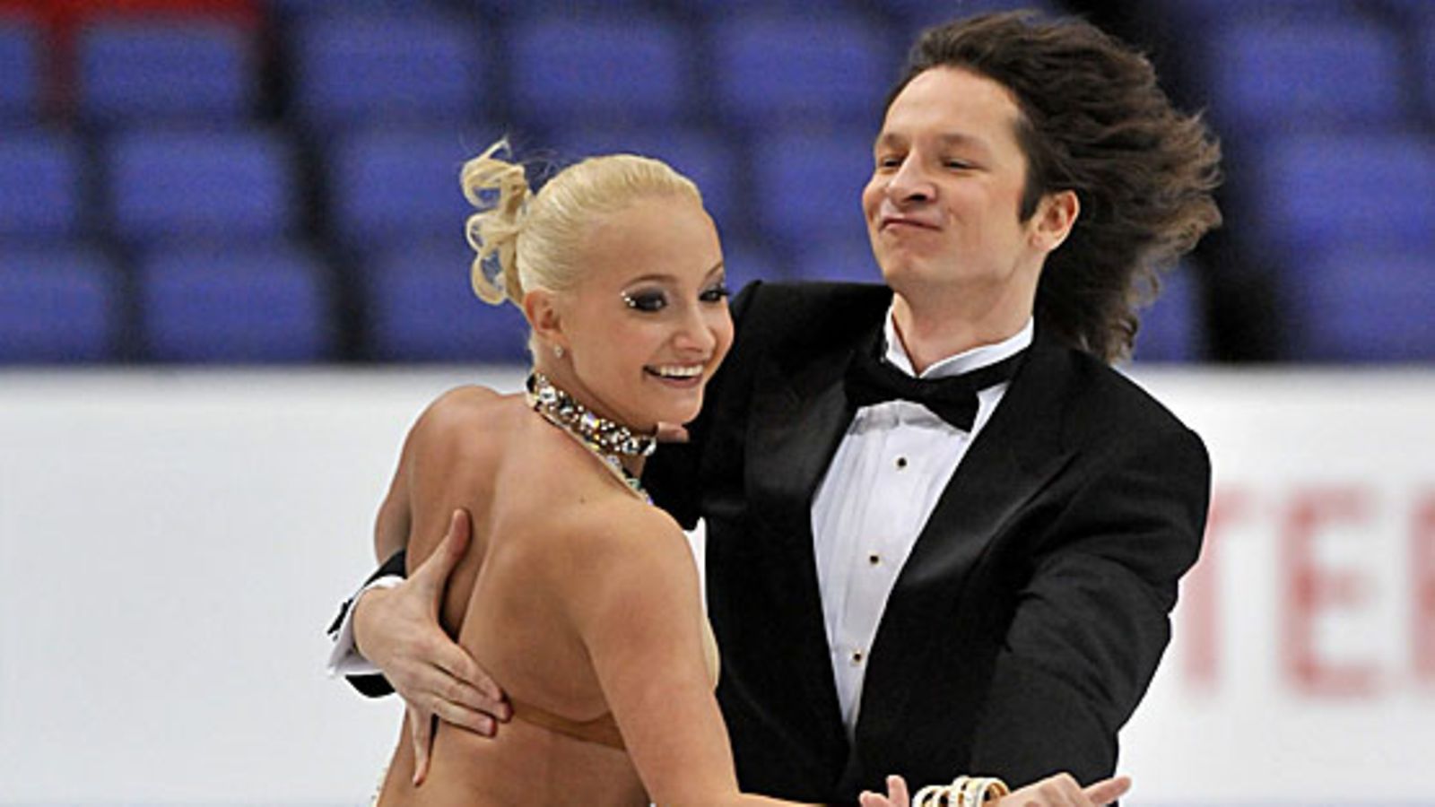 Oksana Domnina ja Maxim Shabalin, kuva: Markku Ulander / Lehtikuva