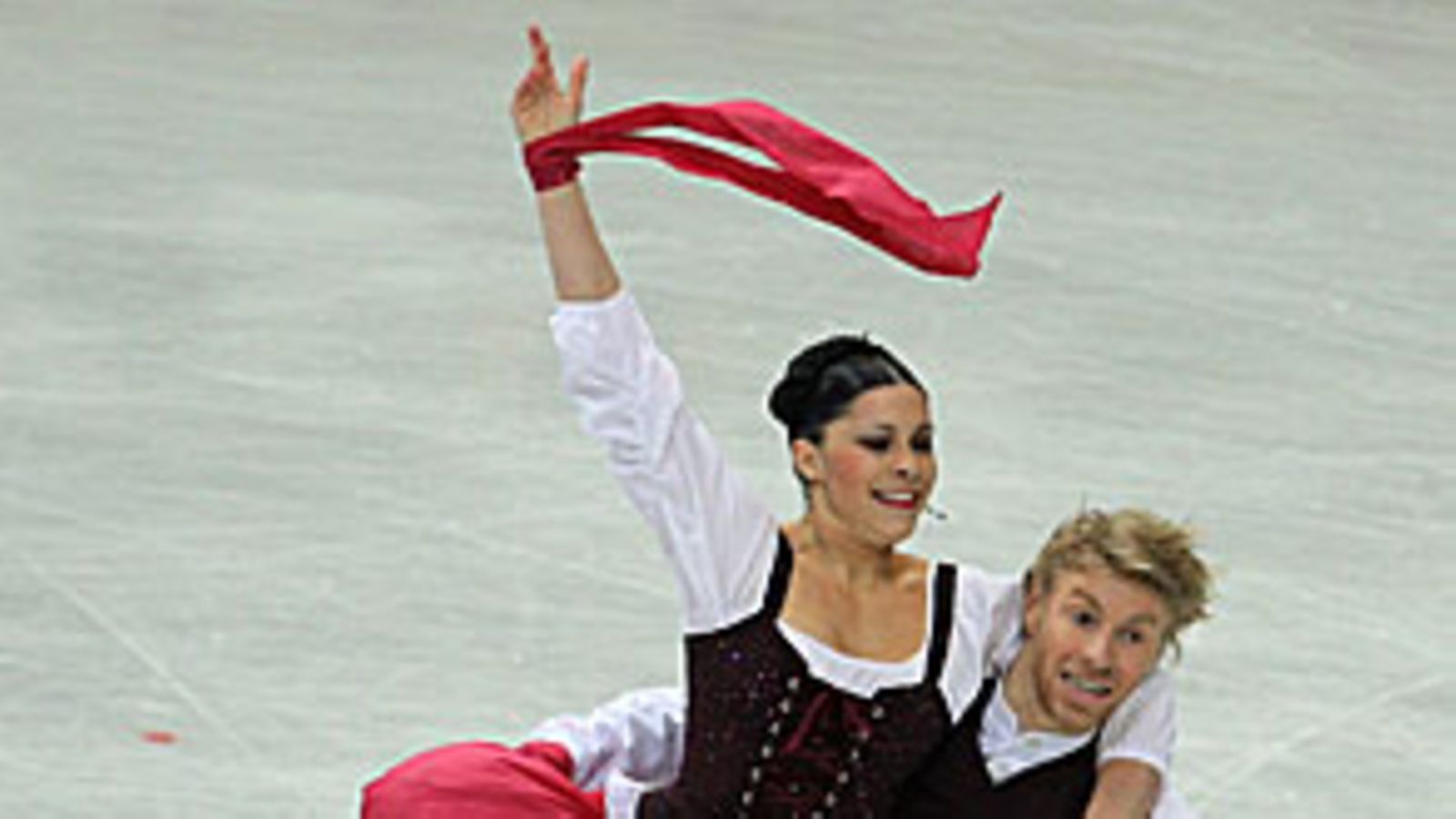 Isabelle Delobel ja Olivier Schoenfelder, kuva: Jamie McDonald/Getty Images