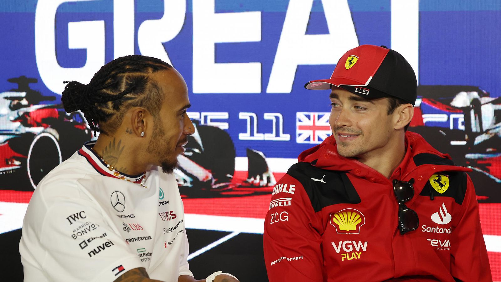 Lewis Hamilton & Charles Leclerc