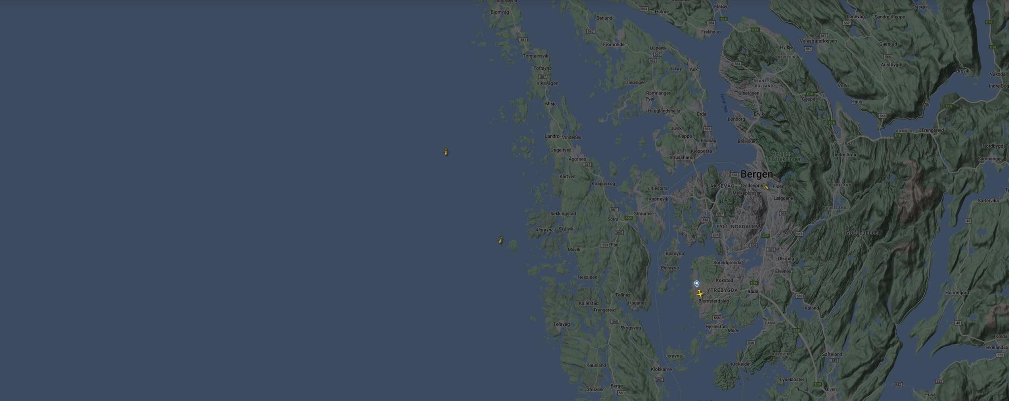 28022024 FLIGHTRADAR NORJA BERGEN