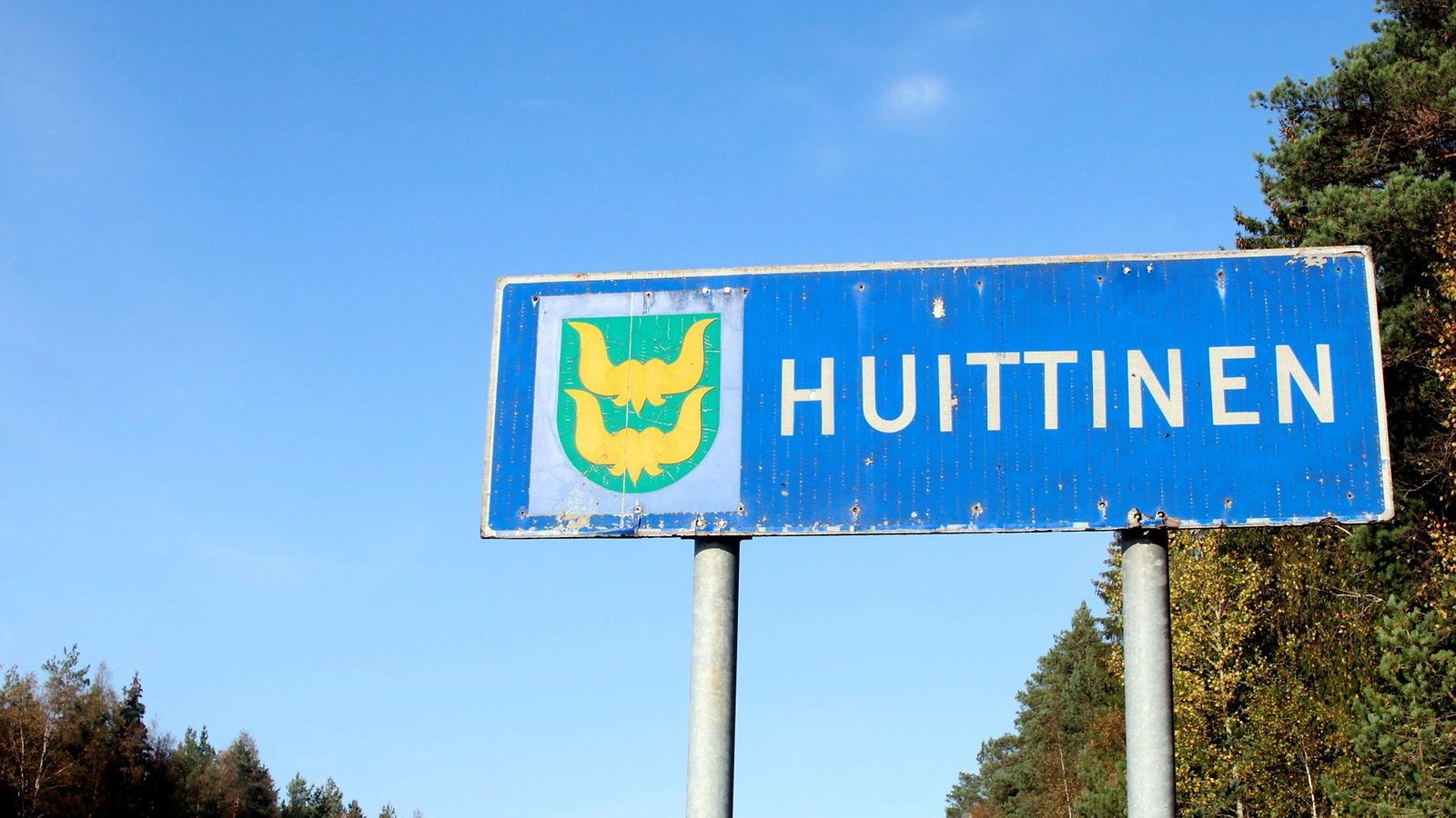 Kuva kyltistä, jossa lukee "Huittinen".