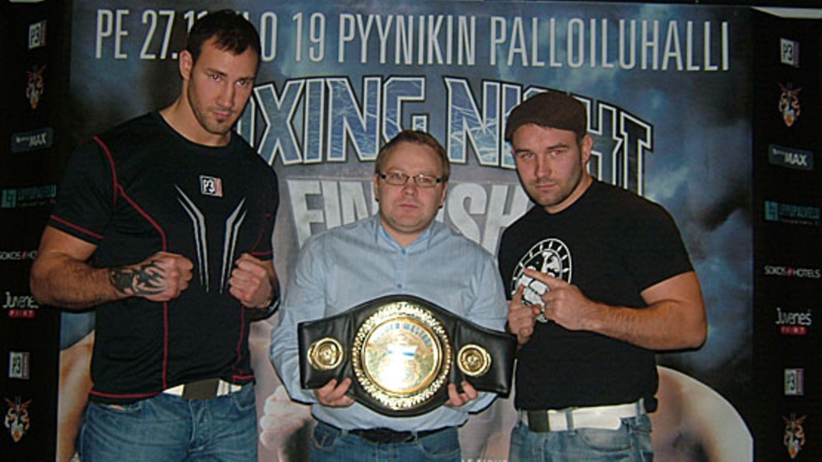Jarno Rosberg, Pekka Mäki, Juho Haapoja, kuva:P3 Boxing