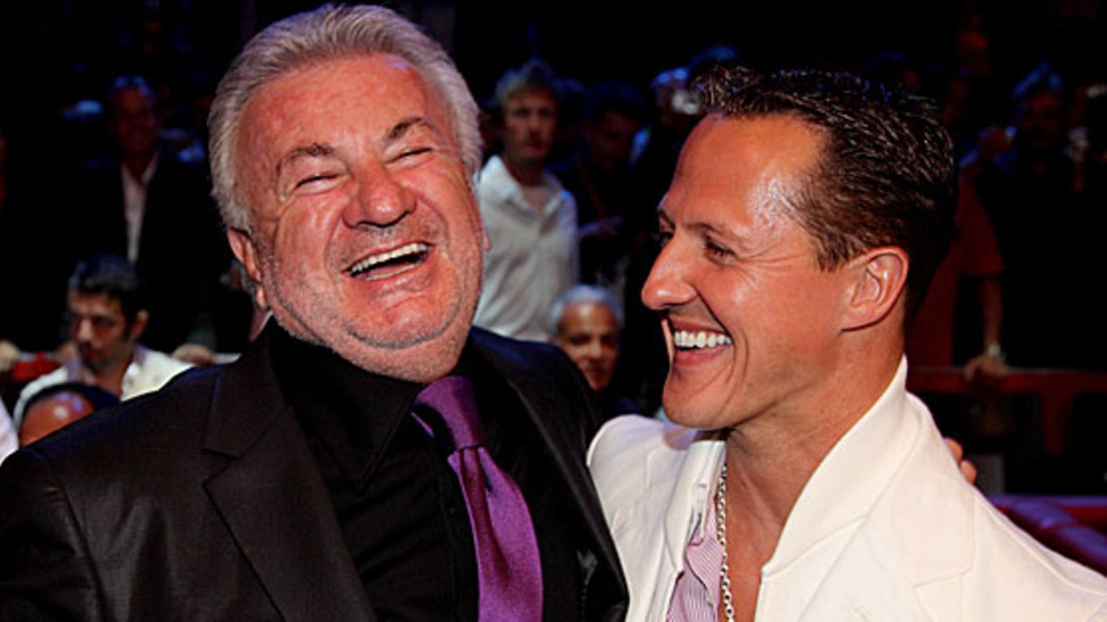 Manageri Willi Weber ja Michael Schumacher, kuva: EPA/FELIX HEYDER