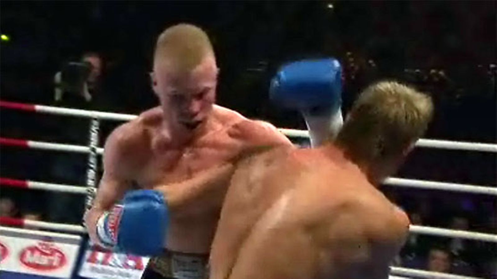 Jussi Koivula vs. Sergejs Volodins, kuva: MTV3