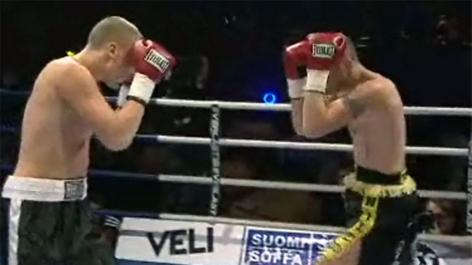 Niko Jokinen vs. Sandris Tomsons, kuva: MTV3