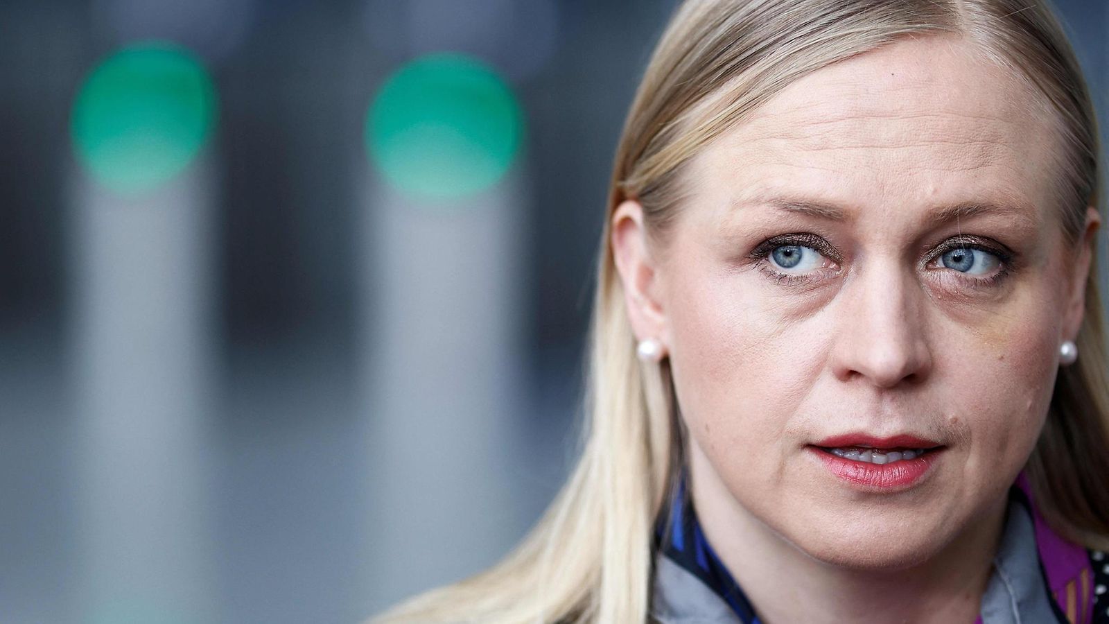 Ulkoministeri Elina Valtonen (kok.) Naton ulkoministerien kokouksessa huhtikuussa.