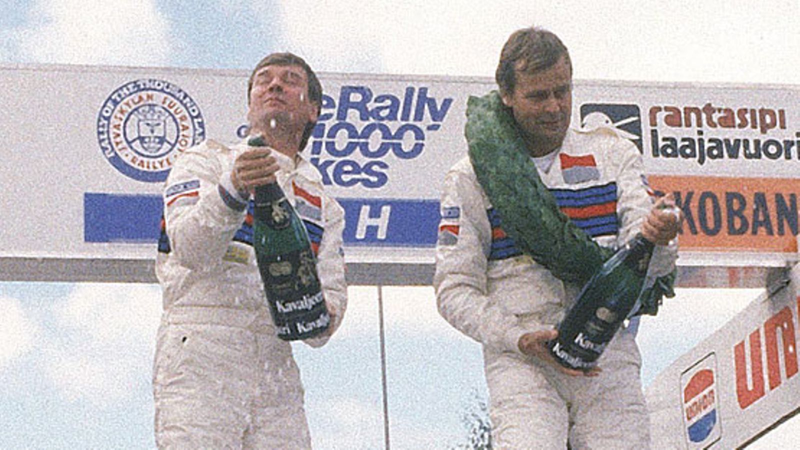 Ilkka Kivimäki ja Markku Alen Jyväskylässä 1987.