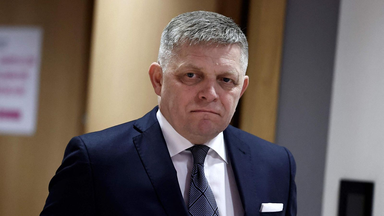 Slovakian pääministeri Robert Fico maaliskuussa.