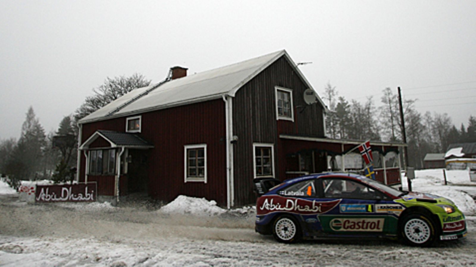 Jari-Matti Latvala Ruotsin MM-rallissa 2008, kuva: Reporter Images/Getty Images