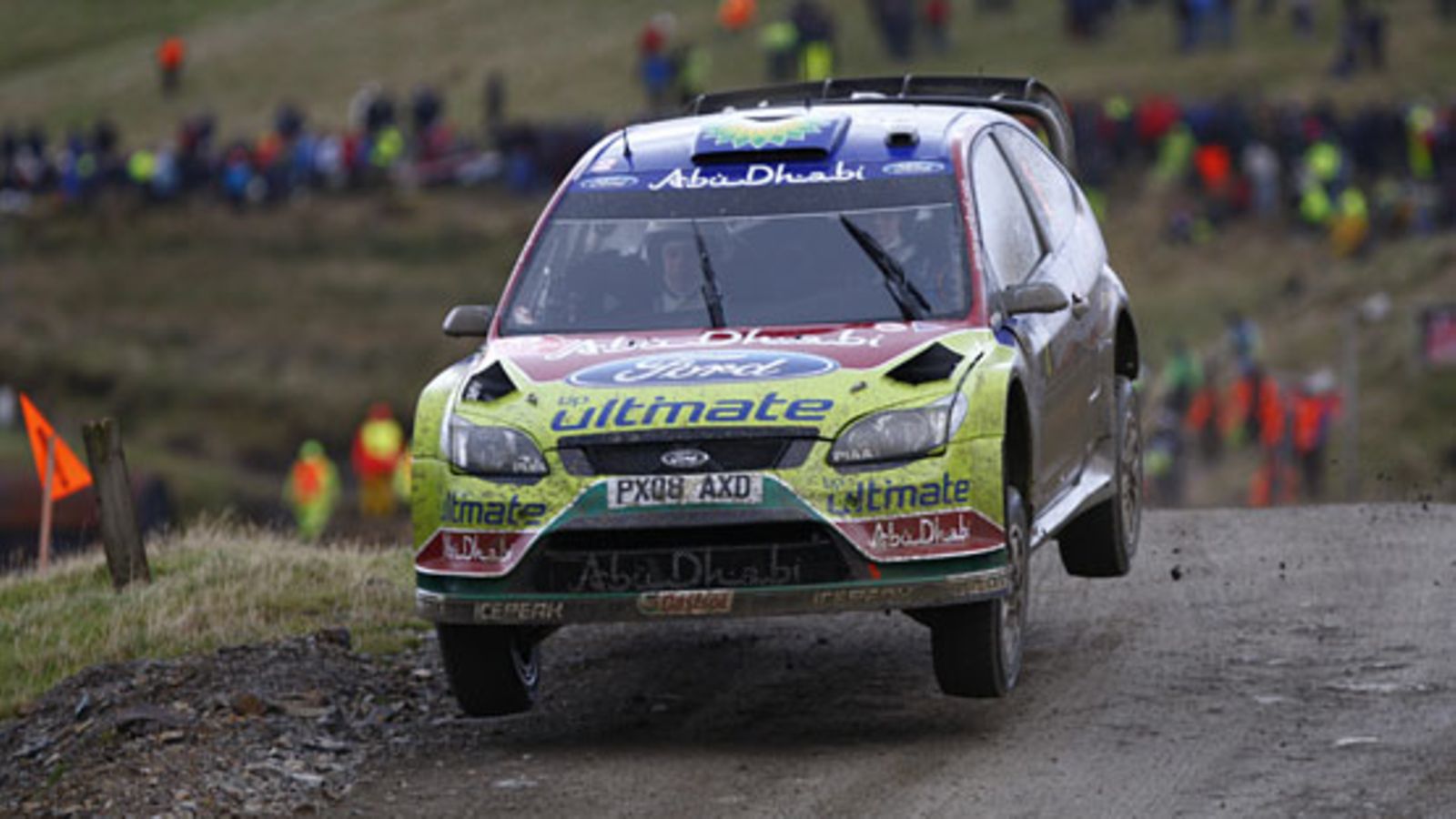 Jari-Matti Latvala Ison-Britannian MM-rallissa 2010