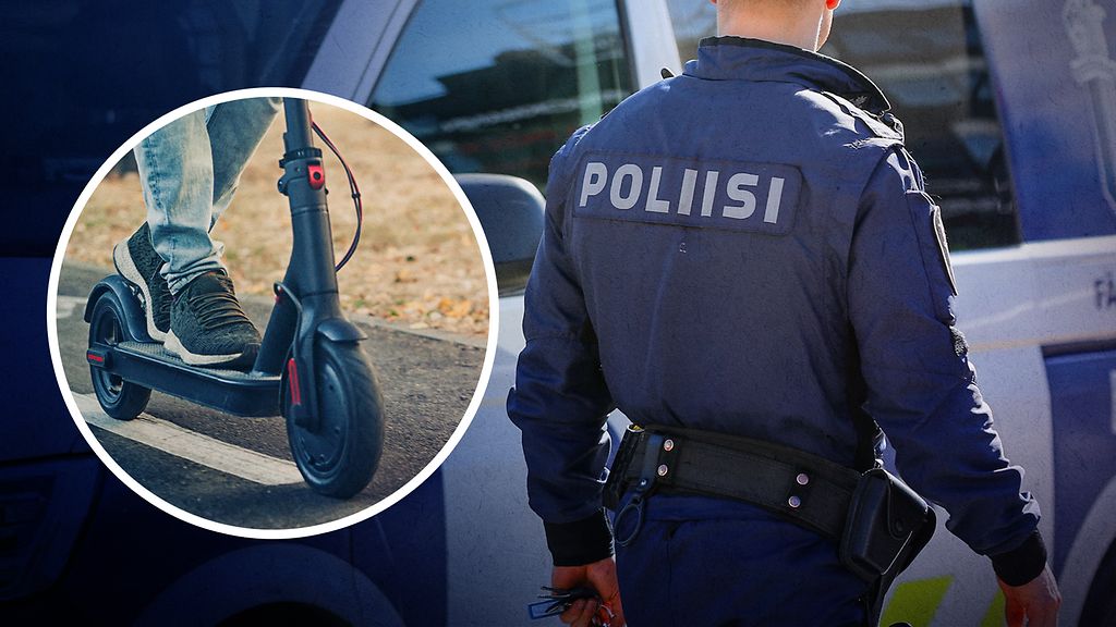 Alaikäinen törttöili humalassa skuutilla: yritti a