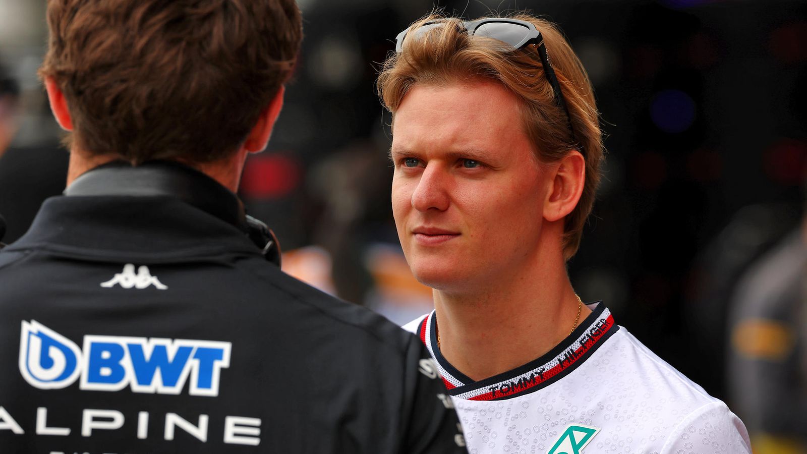 Mick Schumacher on edelleen tuttu näky F1-varikoilla.