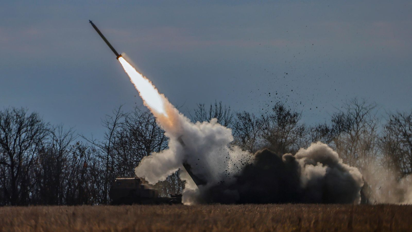 Pitkän kantaman Himars-raketinheitinjärjestelmä Etelä-Ukrainassa marraskuussa 2022.