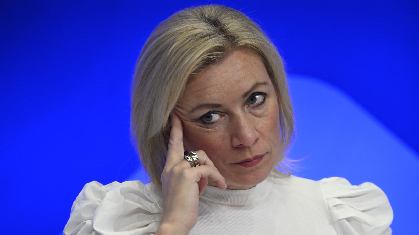 Venäjän ulkoministeriön tiedottaja Marija Zaharova.